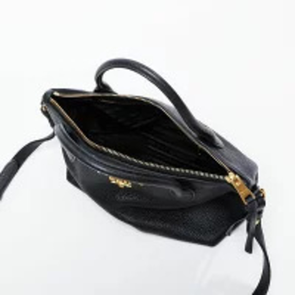 Prada Leather Shoulder Bag Black - Picture 13 of 13